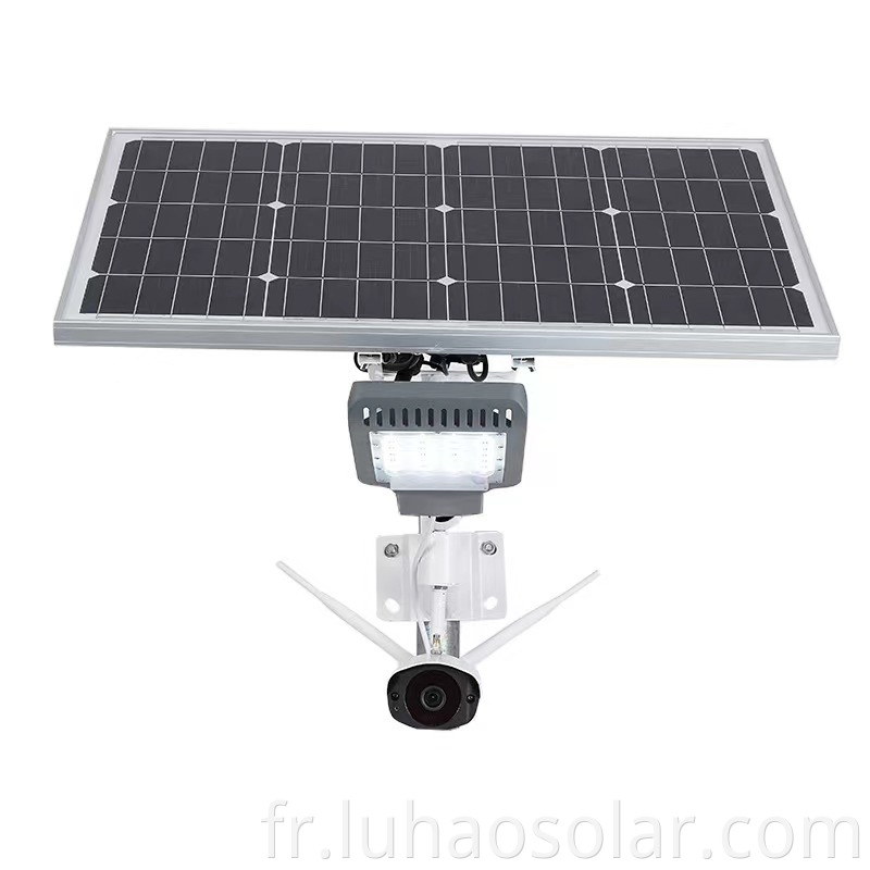 Led Solar Street Light With Outdoor Cctv Camera